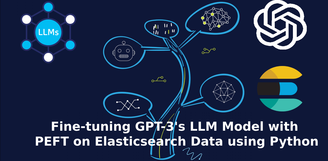 Fine-tuning GPT-3’s LLM Model with PEFT on Elasticsearch Data using Python