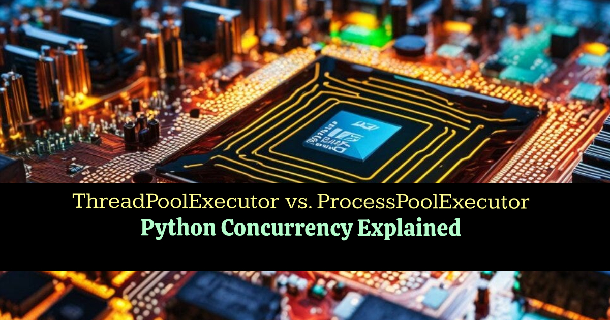 Difference between ThreadPoolExecutor and ProcessPoolExecutor